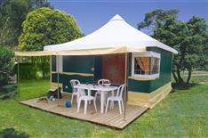Camping près de Noirmoutier - Bungalow Pagan - 2 chambres, 5 places - Camping Le Bois Joli