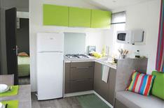 Camping Noirmoutier - Mobil-home Famille cuisine  - 6 personnes - Camping Le Bois Joli