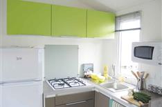 Camping Noirmoutier - Mobil-home Famille cuisine - 6 personnes - Camping Le Bois Joli