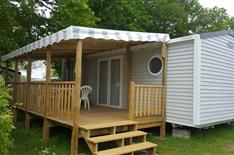 Camping Noirmoutier 3 étoiles - Mobil-home Détente terrasse - 4 personnes - Camping Le Bois Joli