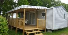 Camping Noirmoutier 3 étoiles - Mobil-home Détente terrasse - 4 personnes - Camping Le Bois Joli