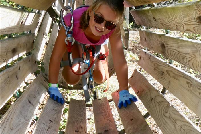 Accrobranche proche camping Noirmoutier  - Camping Le Bois Joli