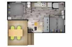 Camping Noirmoutier -  mobil-home confort plan  - Camping Le Bois Joli