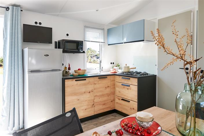 Cuisine Mobil-home Privilège - Camping Le Bois Joli