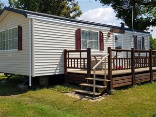 Mobil-home Vintage camping proche Challans - Camping Le Bois Joli