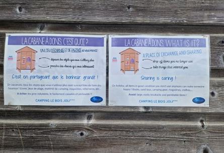 Camping Le Bois Joli - Eco - responsable - troc - lagon - animaux - savane - aire de jeux - vendée - noirmoutier - Camping Le Bois Joli