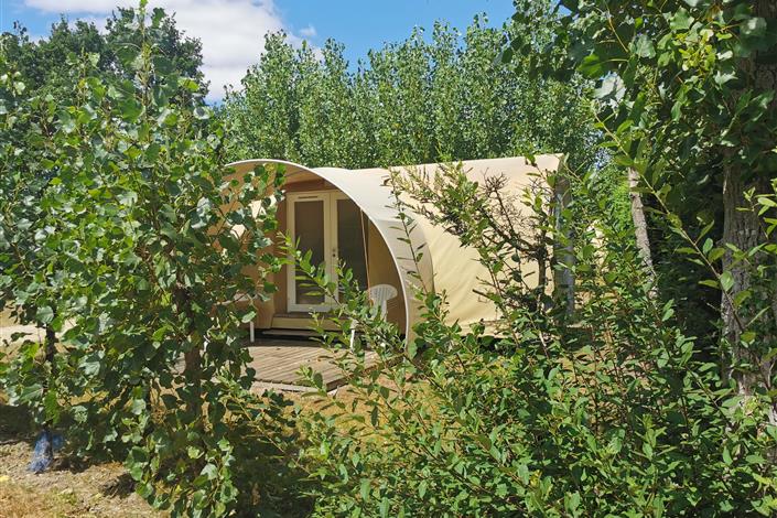 Camping proche de Nantes tente aménagée - Camping Le Bois Joli