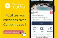 application camp maeva camping le bois joli lagon vendée - Camping Le Bois Joli
