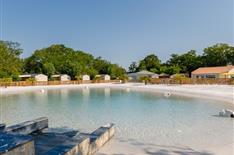 Location Mobil-home Camping avec lagon - Camping Le Bois Joli