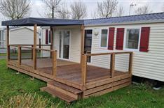 Camping le bois joli Mobil-home Elegance 900 OME 133 - Camping Le Bois Joli